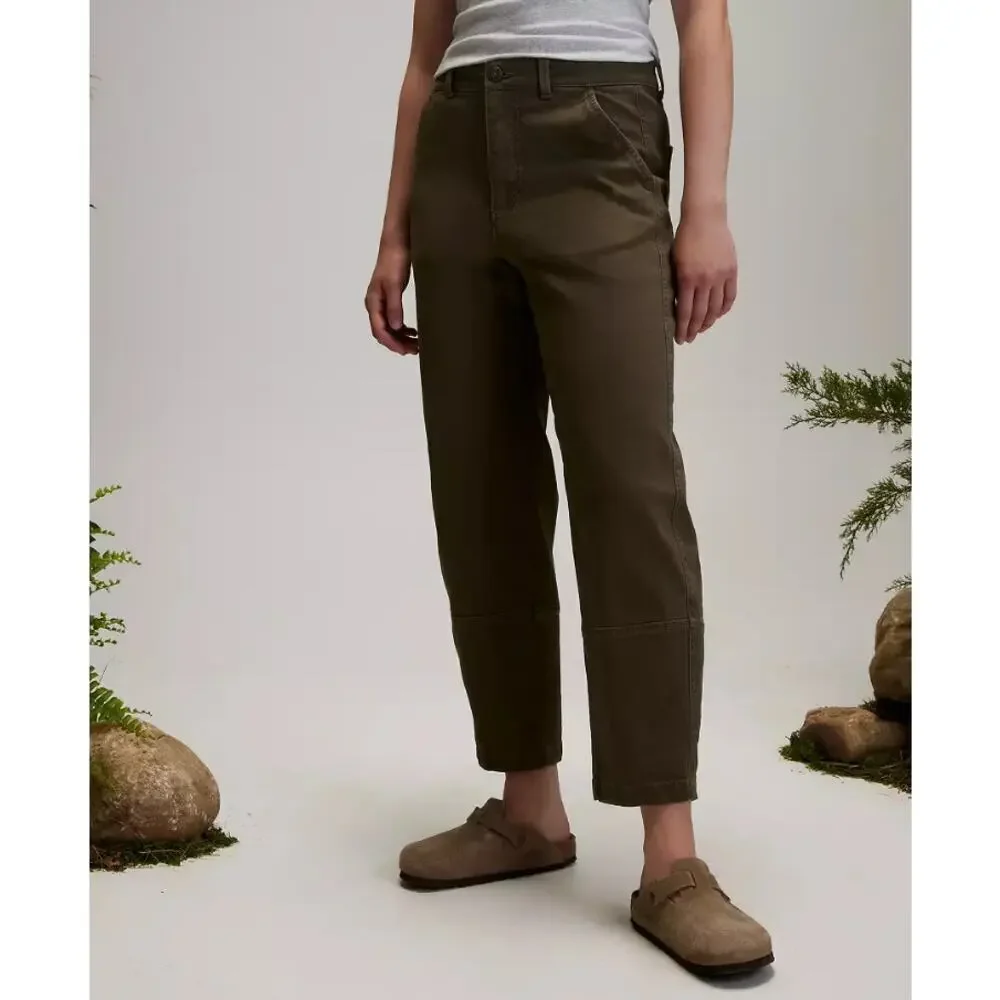 Alpine Design Women's Vintage Olive Barrel Pants Size 8